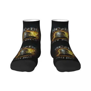 Модни Чорапи AC DC Hells Bells За мъже И жени, топли Спортни Чорапи в стил ретро-рок с 3D-принтом