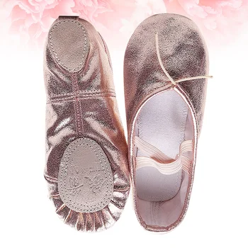 Танцови обувки Балетные обувки от изкуствена кожа с появата на ластика, за деца, размер 23 ()