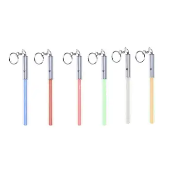Светлина Ключодържател Glow Pen LED Light Glow Stick за Креативни Ключодържатели