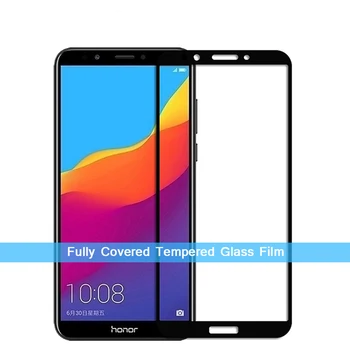 закалено стъкло за huawei y9 у 7 pro y6 prime 2018 2019 защитно фолио за екрана на телефон У 7 2019 защитно фолио за стъкло смартфон Изображение 0