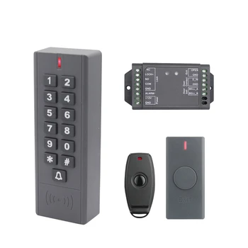Водоустойчива система за заключване на вратите с дистанционно управление за Контрол на достъпа 125 khz ID /IC карта RFID Контрол на достъпа Безжична клавиатура за управление на читателя