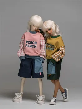 Облекло за кукли BJD за 1/4 MSD, пуловер, къси панталони, дрешки за кукли CD2, Аксесоари за дрехи (с изключение на кукла)