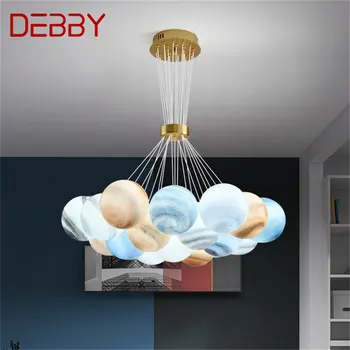 Творчески висящи лампи DEBBY, модерни led цветни лампи с балони и лампи за дома, трапезария, хол.