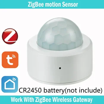 НОВ Sasha Zigbee Mini Smart PIR Датчик за движение, инфрачервен сензор на човешкото тяло, Имобилайзер приложение на Hristo, дистанционно управление за Smart Life