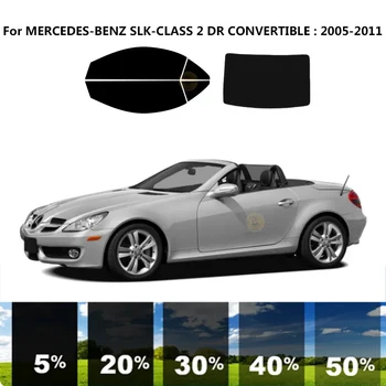 Предварително Нарязани на нанокерамическая Автомобили UV Фолио За Оцветяването на Прозорци За MERCEDES-BENZ SLK-CLASS R171 2 DR CONVERTIBLE 2005-2011