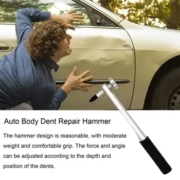Неръждаем алуминий Чук за премахване на вдлъбнатини с 9 глави Обновен Набор от инструменти за ремонт на каросерията на автомобила