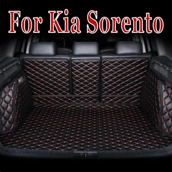 Универсални Автомобилни Постелки За Багажник на Kia Sorento Gia Sorento MQ4 2021 2022 2023 7 Възглавници За Седалки Кожена Подложка Тава Килим Кал Автомобилни Аксесоари Изображение 0