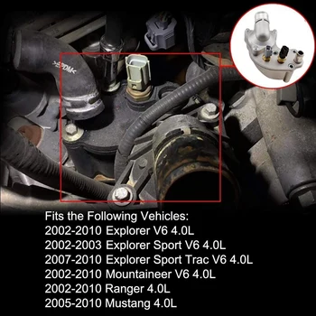 Корпус на Термостата на Охлаждащата Течност на Двигателя на Ford Explorer и Mercury Mountaineer 2002-2010 2L2Z8592AA
