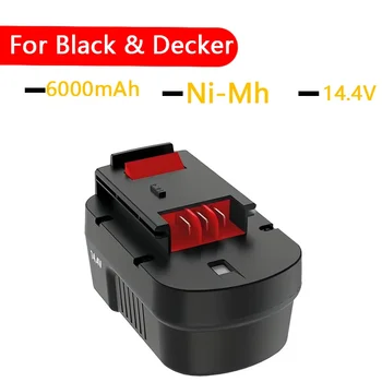 За Black & Decker HPB14 Взаимозаменяеми батерия BD1444L FSB14 Литиеви акумулаторни батерии за електрически инструменти 14,4 v 6000 mah батерии за отвертки Изображение 0