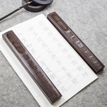 1 чифт творчески класически дървени четки за рисуване, калиграфия, преспапиета с надпис, подпори за хартия преса, около 0,68 кг