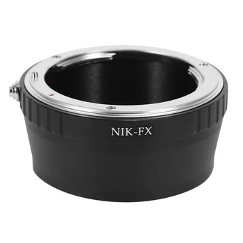 Черен адаптер за обектив Nikon F AI към камерата Fujifilm X Mount, подходяща за Fuji X-E1 DC287 Изображение 0