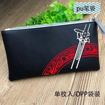Аниме Sword Art Онлайн SAO Дълъг портфейл за монети, чантата си джоб, чанта за съхранение на канцеларски материали за студенти Kirito Изображение 0