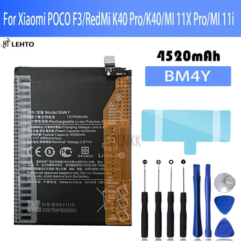 Нов 100% оригинална Батерия BM4Y За Xiaomi POCO F3/RedMi K40 Pro/K40/MI 11X Pro/MI 11i Батерии за телефони Bateria 