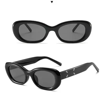 NYWOOH Модни Овални Слънчеви Очила за Жени, Модни Слънчеви Очила В Малка Рамка, Мъжки Реколта Маркови Дизайнерски Слънчеви Очила с UV400 Изображение 1