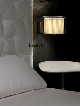 Дизайнерски модел от Испания, антре, кабинет и спалня, нощно стълбище, Проста всекидневна, Стъклена, с монтиран на стената лампа Изображение 1