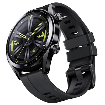 Силиконов ремък за спортни часа Huawei Watch 4 / Huawei 4 Pro / Huawei Watch GT3 - Быстросъемный, съвместим с дышащим wsop гривна Изображение 1
