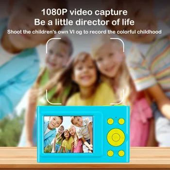 Детска камера Може да Правите Снимки, Видео Цветни Цифрови Интелигентен Подарък Играчка Мини Vintage HD Card Camera Изображение 1