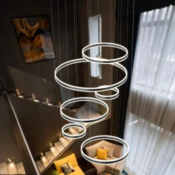 Модерна трапезария Висящи лампи за вътрешно осветление на Тавана лампа, окачена лампа led полилей декоративно вътрешно осветление Изображение 2