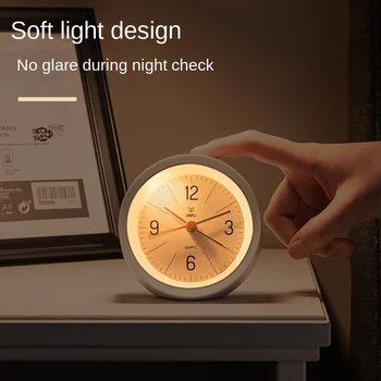 Алармен часовник за деца, лесен и креативен, за спалнята, с показалеца, безшумен нощен светлинна Аларма Изображение 3