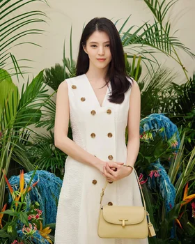 Корейската чанта от телешка кожа под мишниците, кожена чанта през рамо, женствена чанта през рамо Изображение 3