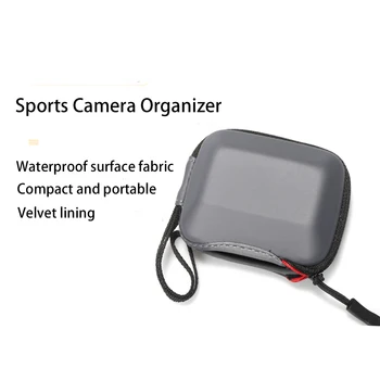 Водоустойчив калъф Мини Защитна чанта за спортни камери EVA Кутия за съхранение на DJI Osmo Action 4/3 и Go12/11/10/9 Здрав аксесоар Изображение 3