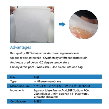 Мембрана Антифриз За Cryo-Кавитация На Тялото Lipo Freeze Body Lift Lipolaser За Замразяване На Мазнини, За Отслабване, За Намаляване На Теглото Изображение 4