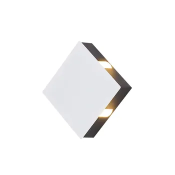 Led минималистичен модерен нощни светлини за спални Фон, с монтиран на стената лампа за дневна Декоративна Контур Стълби Стенни осветителни тела Изображение 5