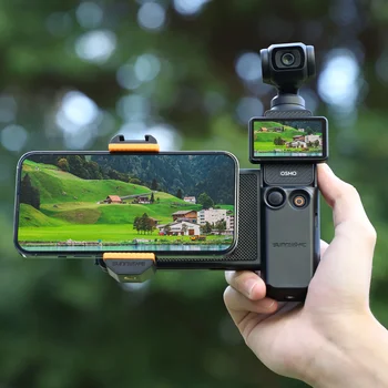 Многофункционален ръчен скоба, удължена дръжка, адаптер за DJI Osmo Pocket 3, Разширителния скоба за мобилен телефон, аксесоари за фотоапарати Изображение 5