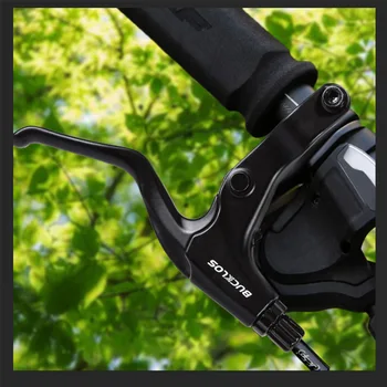 Ключалката 1 двойка от 22 мм велосипедна спирачна дръжката е от алуминиева сплав, на спирачния лост, за планински велосипед, ultralight 3-пальцевый МТБ спирачка, част от волана Изображение 5