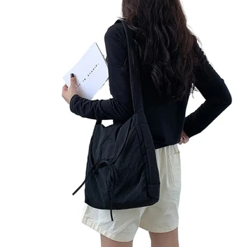 Практически найлонова чанта през рамо с панти капак за ежедневните поръчки и занимания Изображение 0