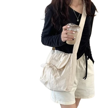Практически найлонова чанта през рамо с панти капак за ежедневните поръчки и занимания Изображение 4